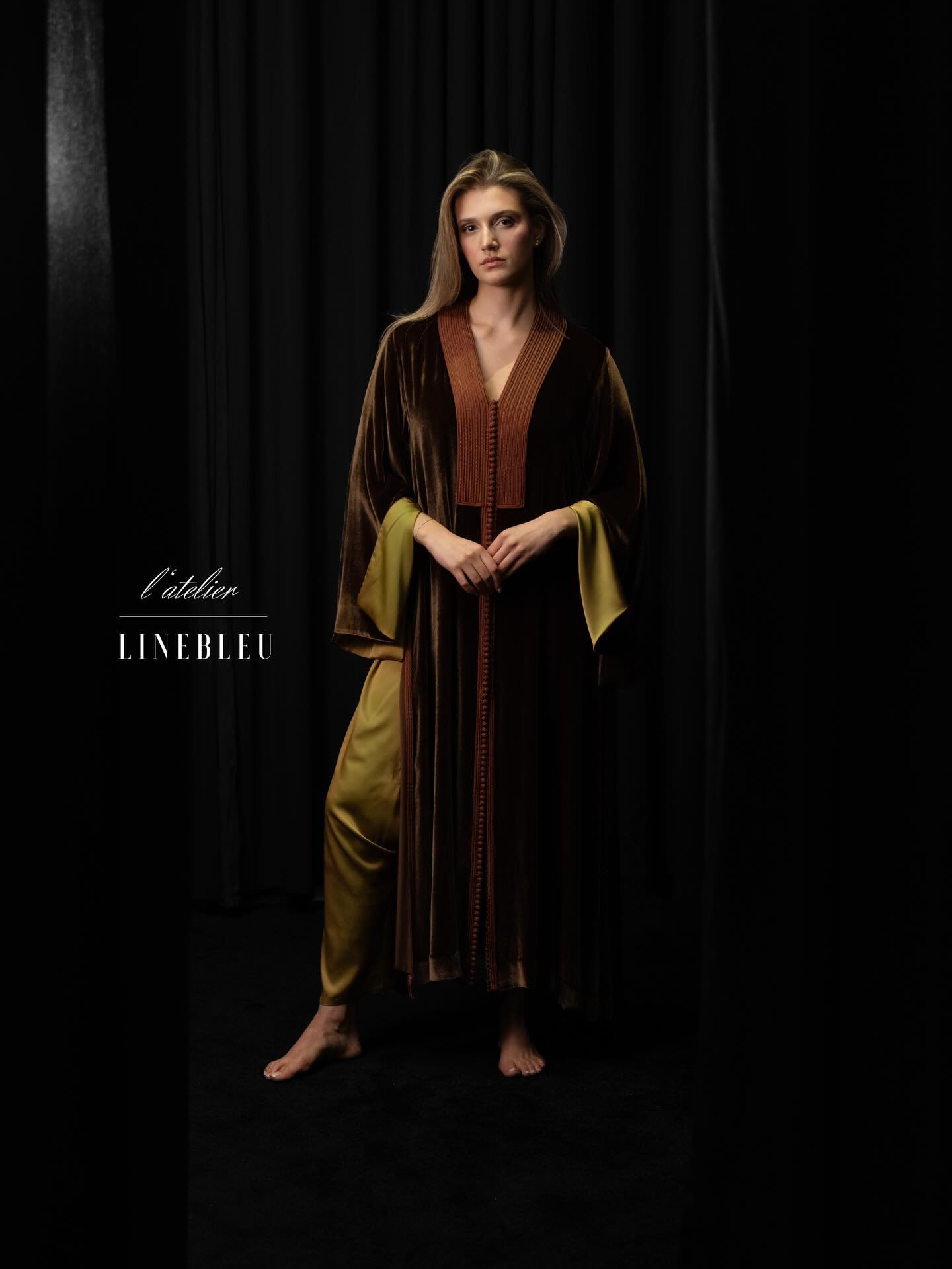 Black Cat II Marron Khaki Caftan