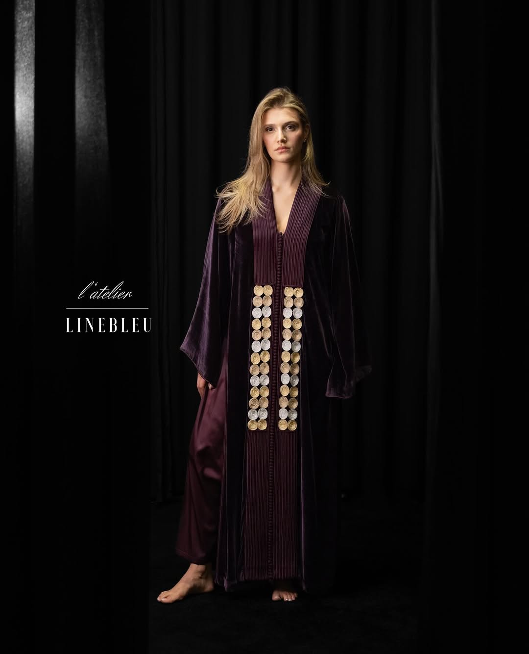 Caftan La Financière Aubergine