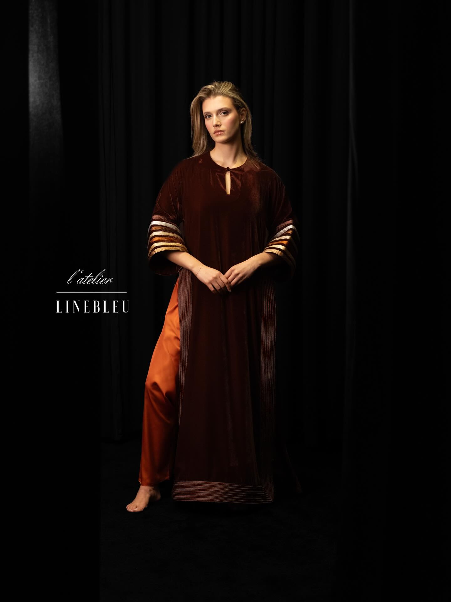 Ensemble Parfum II Marron & Orange